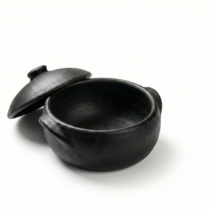 Kit Panelas de Barro 1L, 2L e 5L + 2 Cumbucas