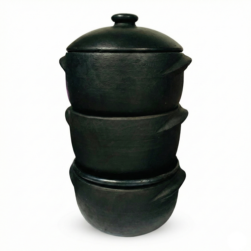 Kit de 3 Panelas de Barro (1L, 2L e 3L)