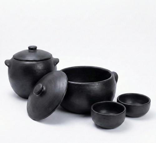 Kit Panela 5 Litros + Caldeirão 5 Litros + 2 Cumbucas