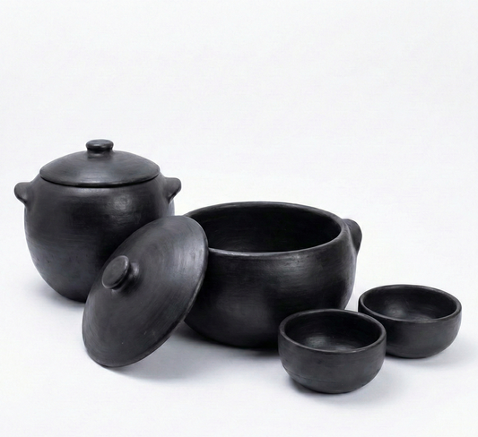 Kit Panela 5 Litros + Caldeirão 5 Litros + 2 Cumbucas